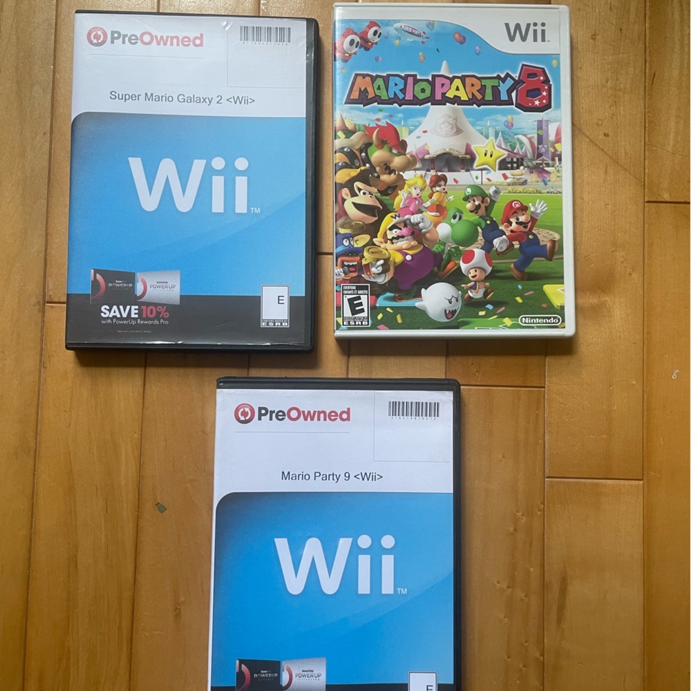 PS4 Mario Set of 3 Games